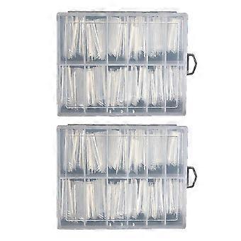 Extra Long Nail Tips, Half Cover Design, Soft Gel, Flexible & Strong, Durable