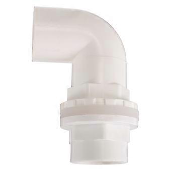 PVC Fish Tank Connector 4Pcs 90 Degree Tube Elbow Connector