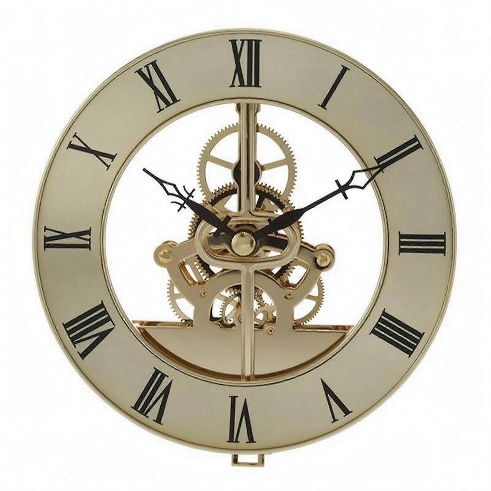 Mechanical Wall Clock Visible Gears Gear Wall Clock Black Hands