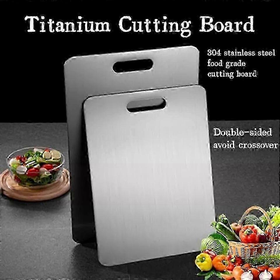 Titanium Cutting Board Double-Sided Titanium Kitchen Chopping Board