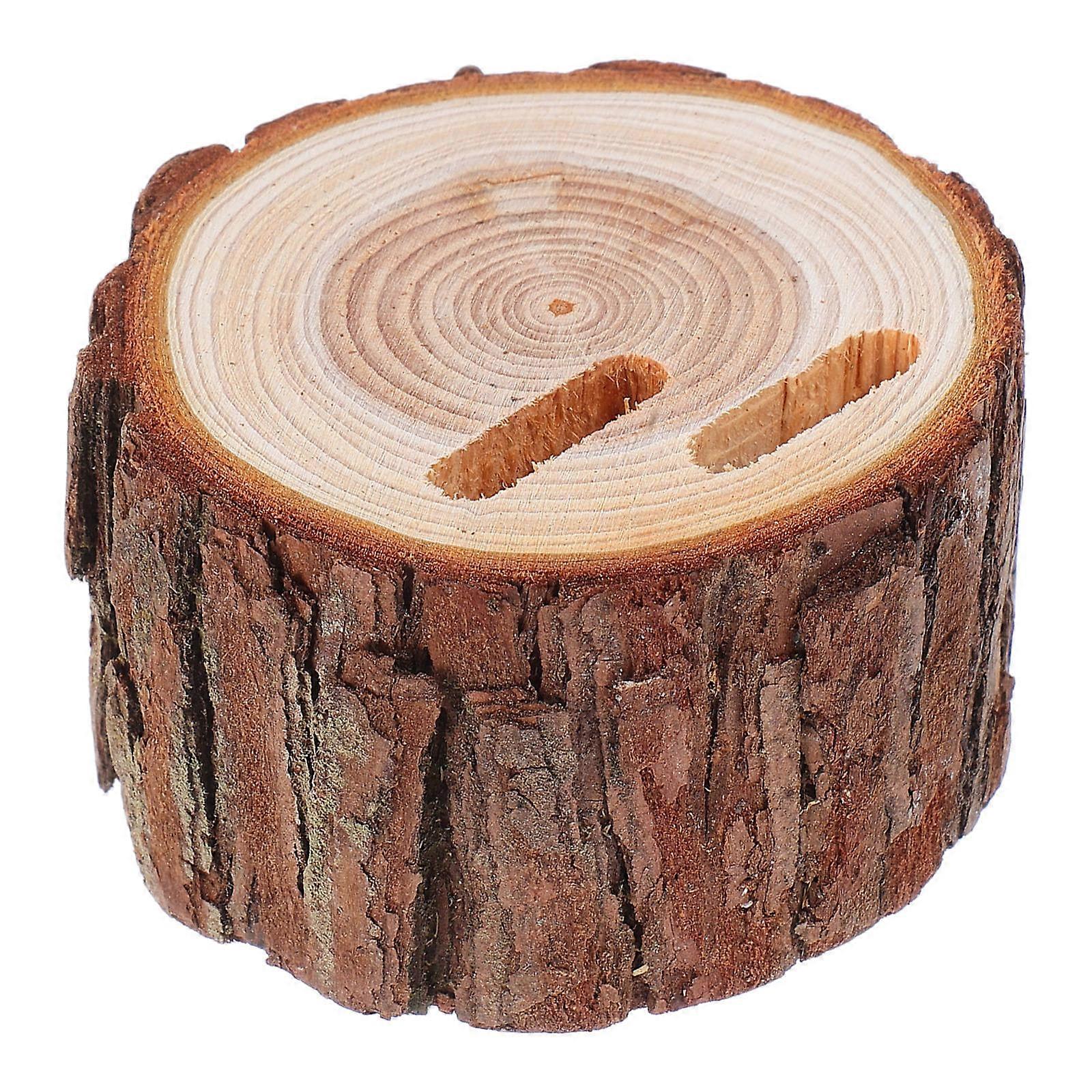 Rustic Wooden Wedding Ring Bearer Box for Unique Double Ring Presentation