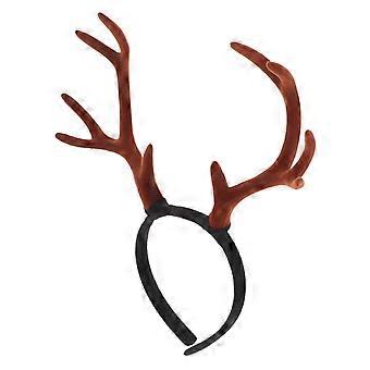 Rentiergeweih-Haarreif, Hirschkostüm-Accessoires für 3-teilige Weihnachtsfeier