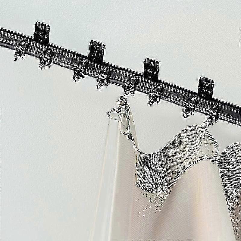 5M Black Bendable Flexible Ceiling Curtain Track