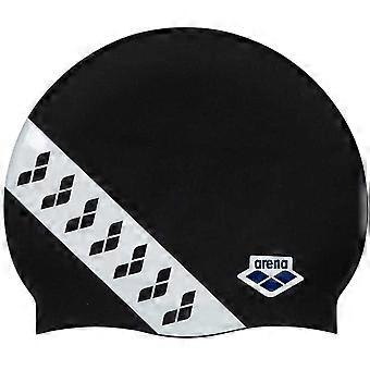 Arena Unisex Adult Stripe Logo Swim Cap