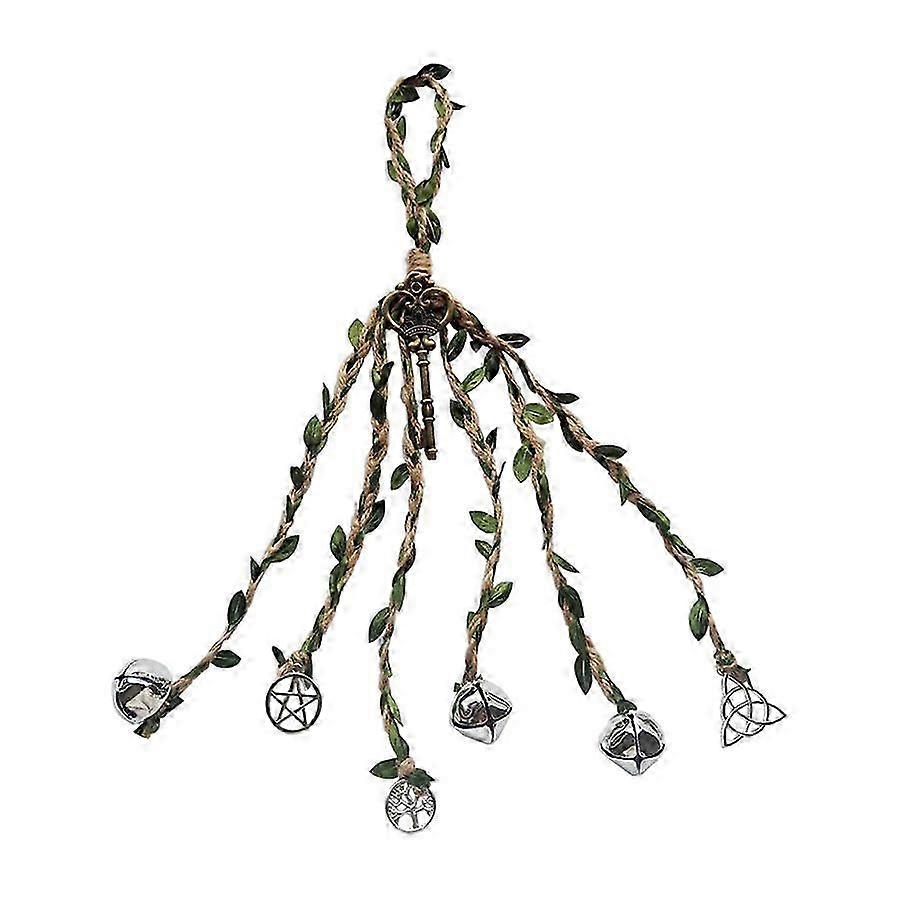 Rustic Rattan Bell Wind Chime