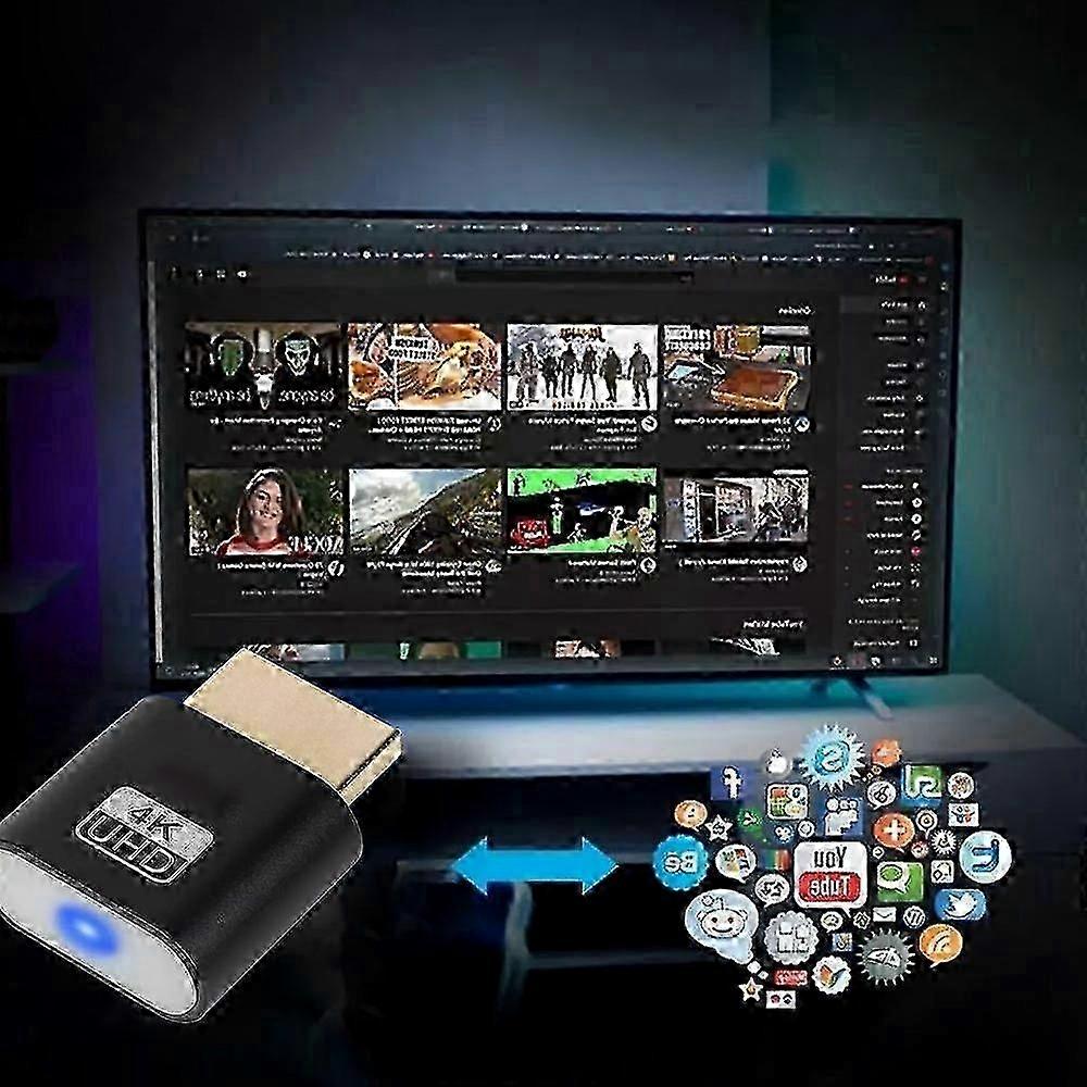 4K Wireless HDMI Streaming Adapter for TV, Plug & Play Display Device