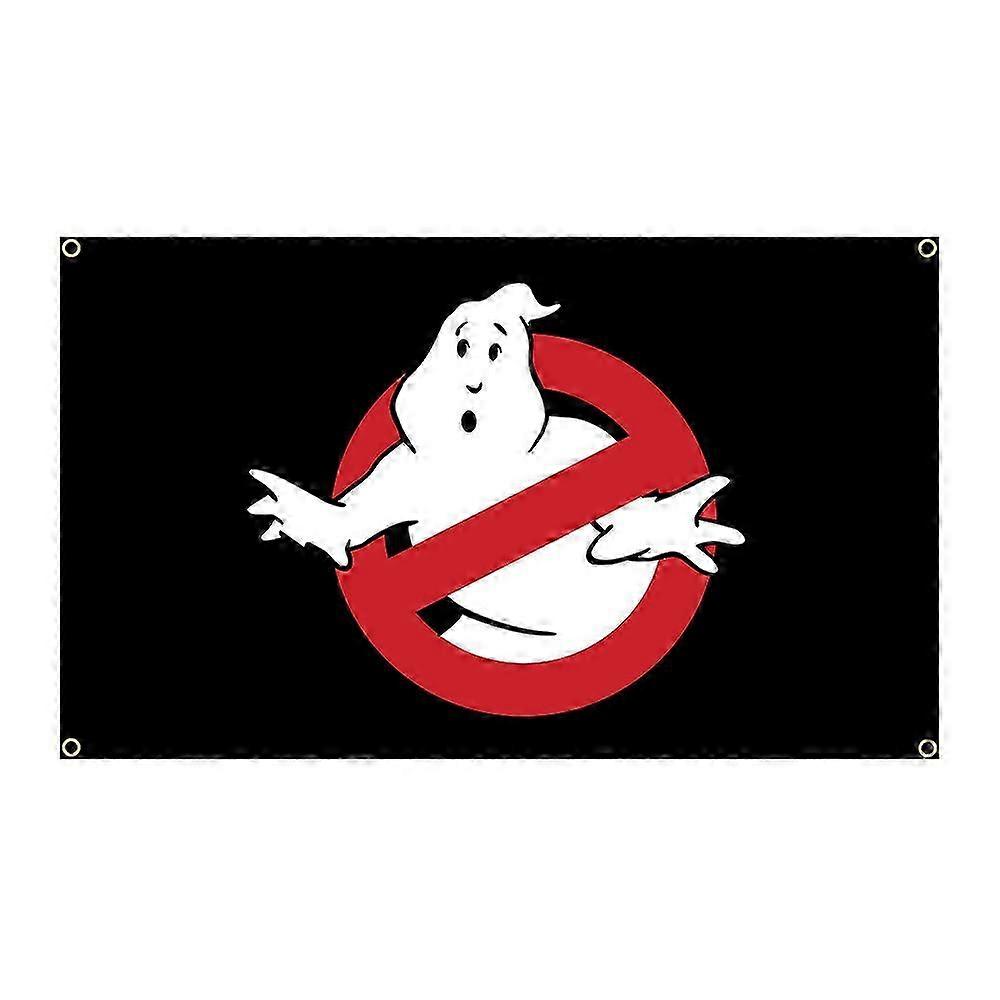 White Ghost Polyester Banner 90x150cm