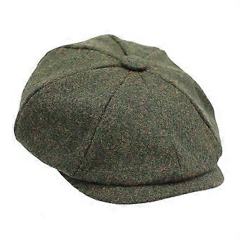 Archie Twill Tweed 8 Piece Cap ZH215 Fern