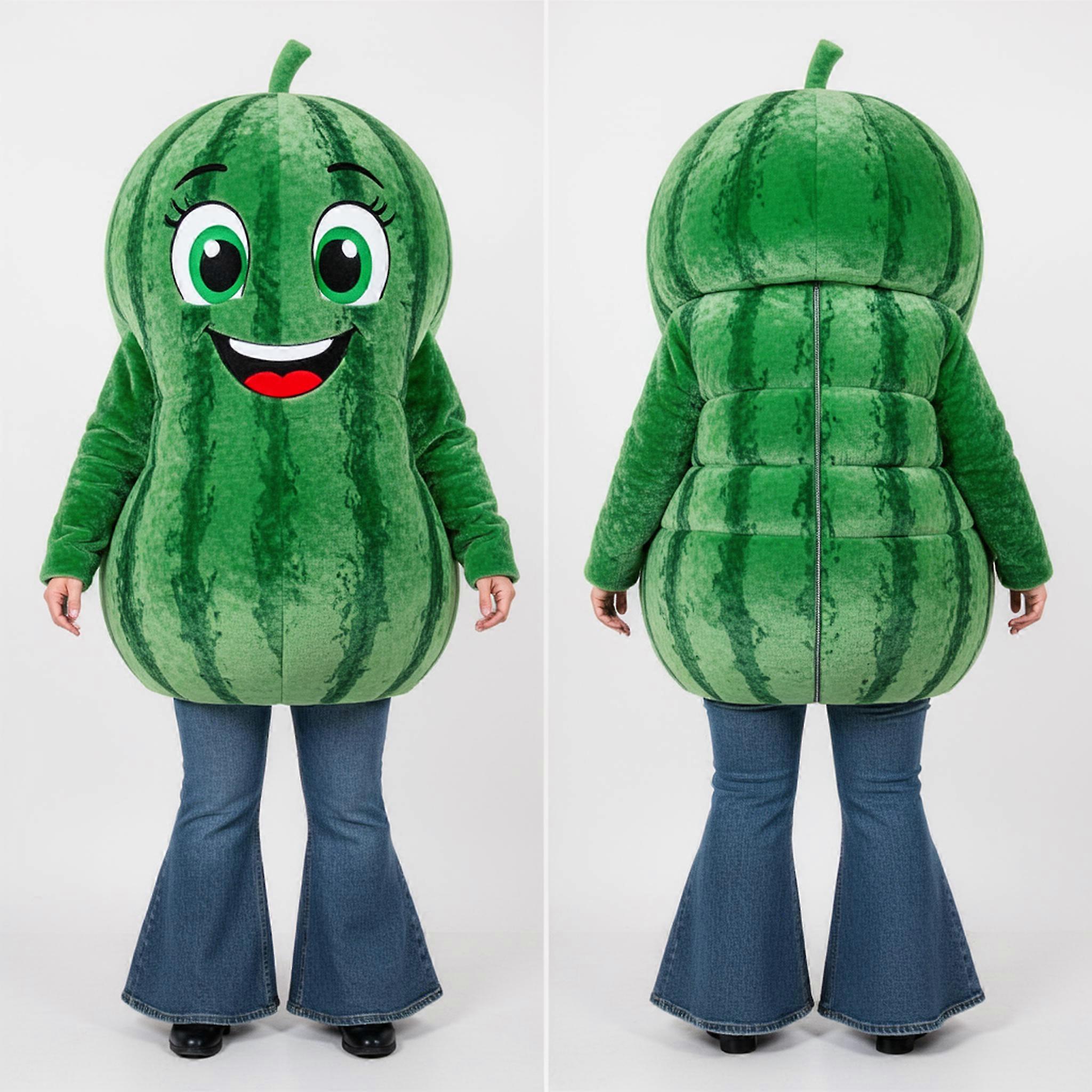 MASTICOT Emerald Green Plump Watermelon Mascot