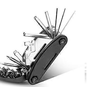 Ensemble d’outils de réparation de pneus de vélo de montagne multifonctionnel Portable Bicycle Combination Chain Remover GJ1601 YMQX)