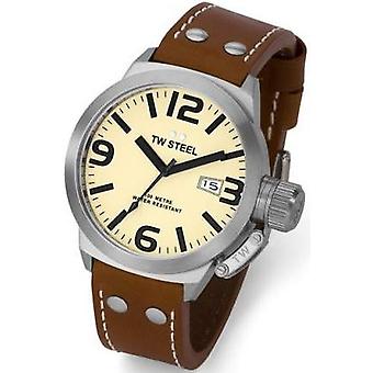Tw steel cab-esf watch.champan-skin marr watch for Men Analog Quartz with cowhide bracelet TW01