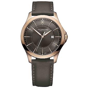 Victorinox alliance Watch for Analog Quartz Men with Rose Gold Bracelet V241908