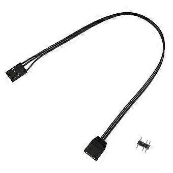 PC RGB Adapter Cable 25cm 4-pin to 3-pin for Corsair ARGB 5V Lighting Converter