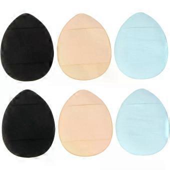 6pcs Mini Makeup Puff with Strap Triangle Powder Applicator