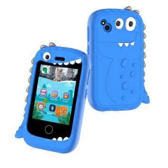 Kids Smartphone Toy with 17 Puzzle Games, Multilingual Storybooks, Camera, Music Player, Drawing, Flashlight, Alarm Clock, USB Rechargeable