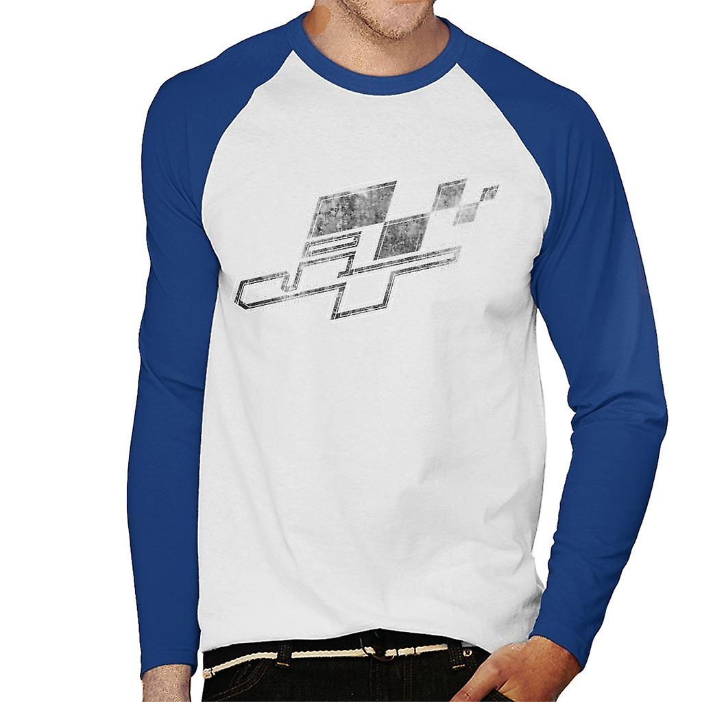 JT Racing Flag Logo Men's Baseball Long Sleeved T-Shirt