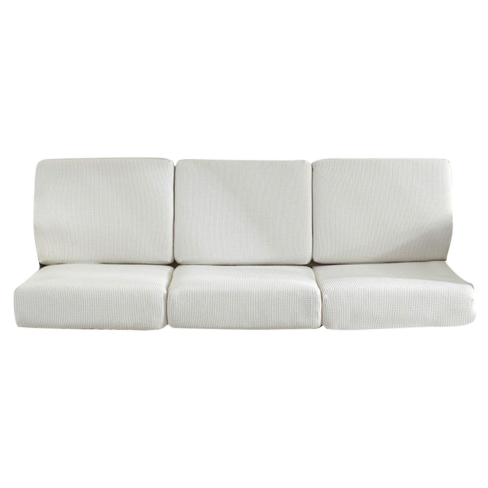 Sofa Cushion Cover Replacement Couch Cushion Slipcovers with Elastic Bottom