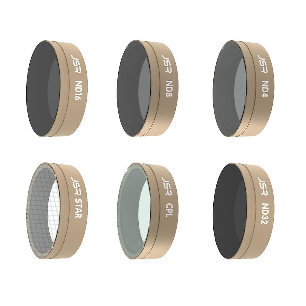 6PCS   Action Lens Filter STAR CPL ND4 ND8 ND16 ND32 for DJI   Camera