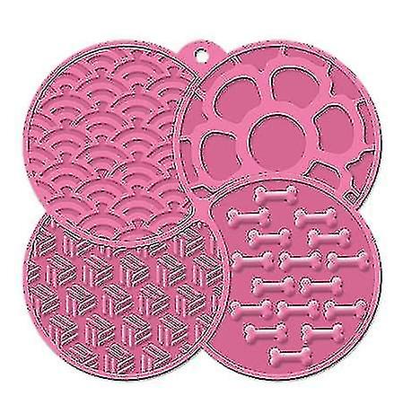 الكلب لعق حصيرة تغذية بطيئة، الحيوانات الأليفة تغذية الحصير القط عدم الانزلاق للاستحمام الكلب، الاستمالة مخلب الرعاية التدريب