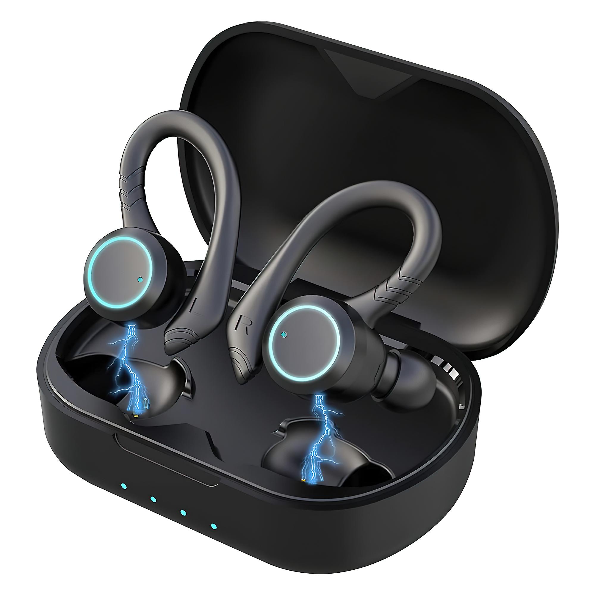 Wireless Bluetooth headset with HD sound quality, suitable for work/travel/sports