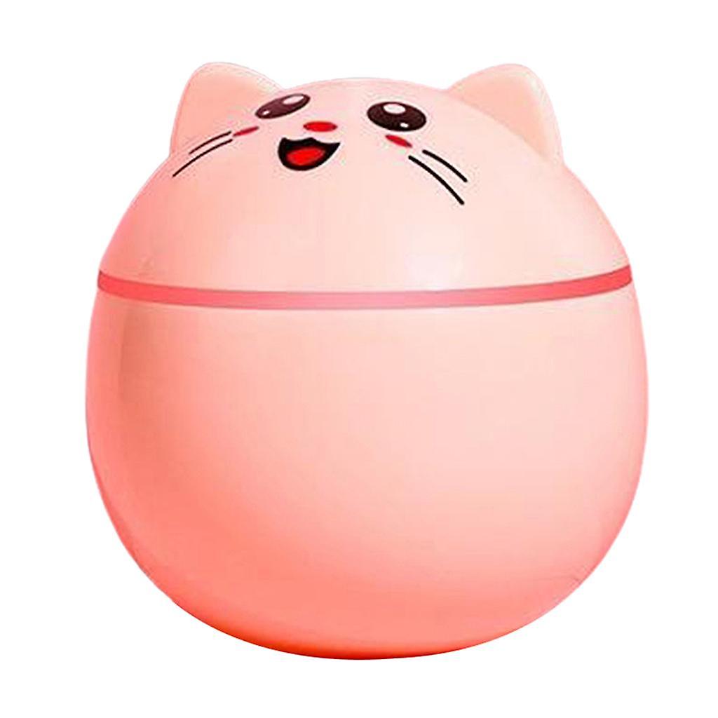 Humidifier Air Purifier Ultrasonic Aroma Diffuser LED USB Lamp 300ML Pink