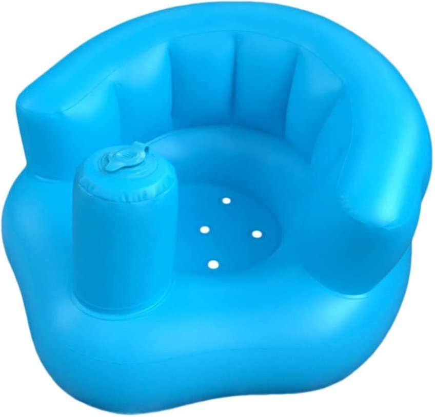 Baby Learning Seat Multi Function Inflatable Seat Baby Support Seat, Blue