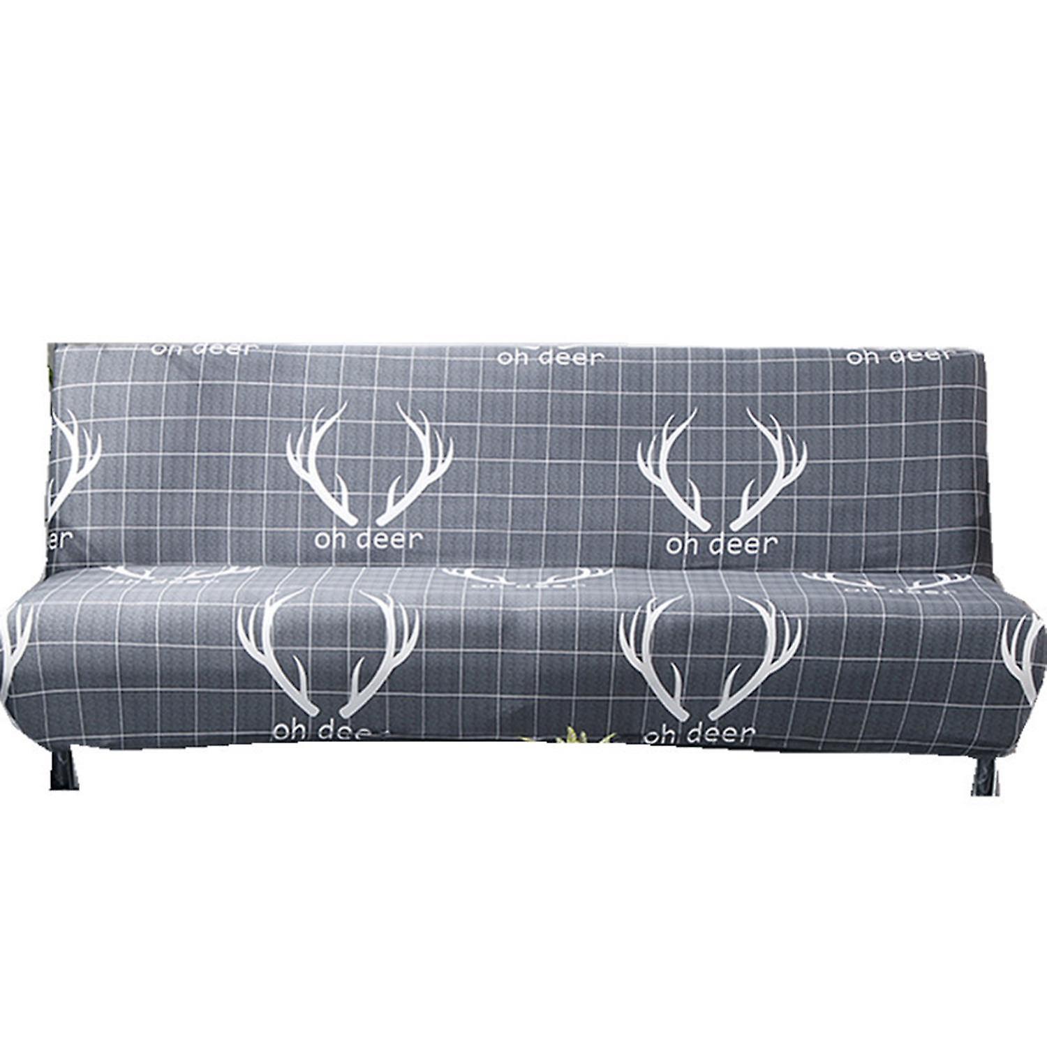 Couch Cover No Balling-up Smooth Full Cover Multi Pattern All-inclusive Sofa Covers for Armless Sofa