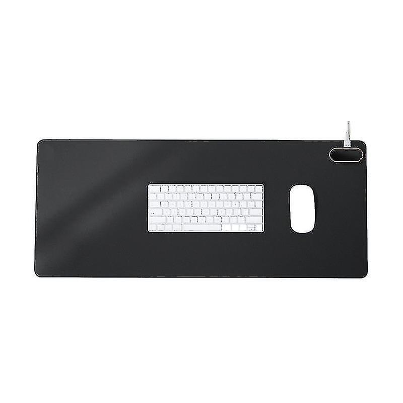 Large Size Leather Waterproof Heating Table Mat Heated Mouse Pad For Working Hands Warmer