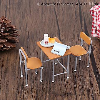 Miniature Skeleton Action Figures Doll Dollhouse Life Scenes Pretend Play Toy