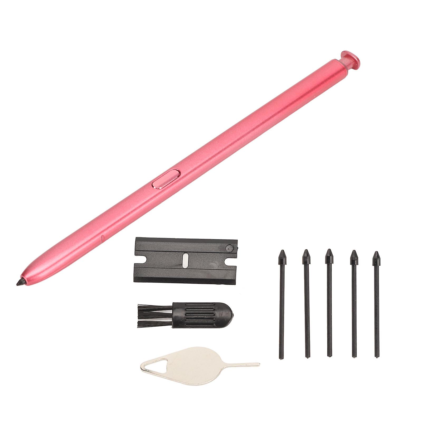 Stylus Pens Universal High Sensitivity Touch Screen Pen with Replacement Tips for Galaxy Note 10 Note 10 Plus Pink