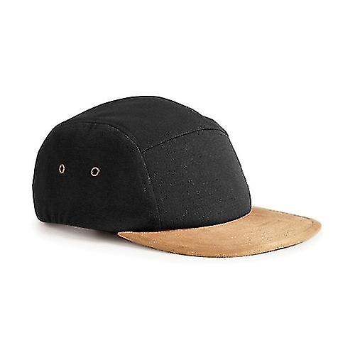 Beechfield Suede Peak 5 Panel Baseball Cap