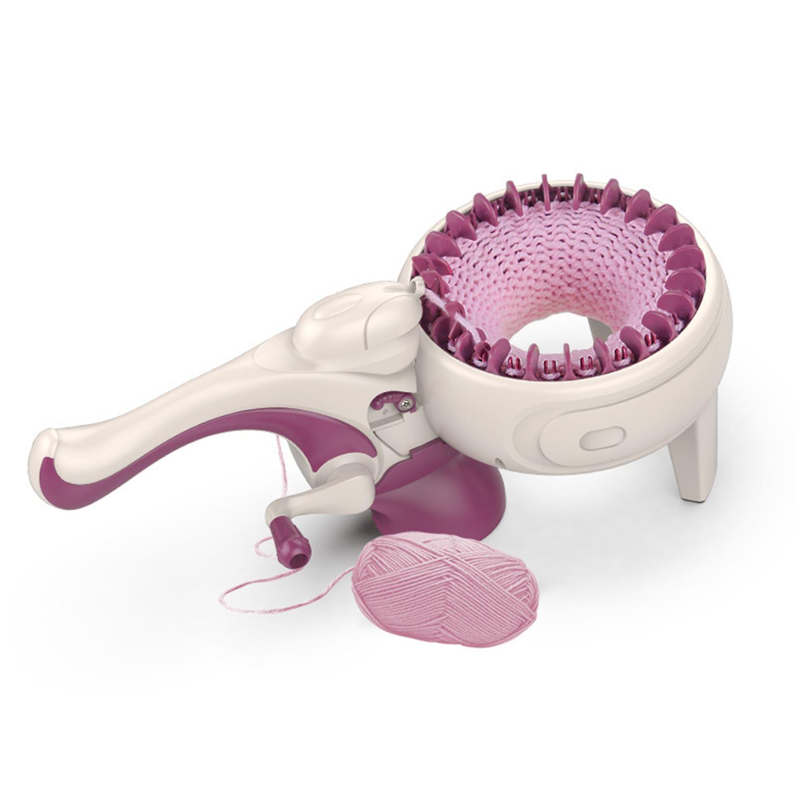 Needles Knitting Machine DIY Knitting Board Rotating Loom Weaving Loom Kit For Kids Children