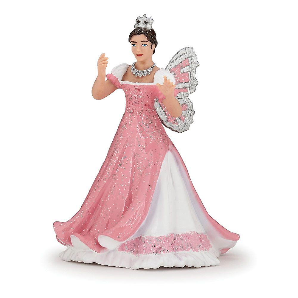 Papo the enchanted world pink queen of elves toy figure, 3 years or above, pink/white