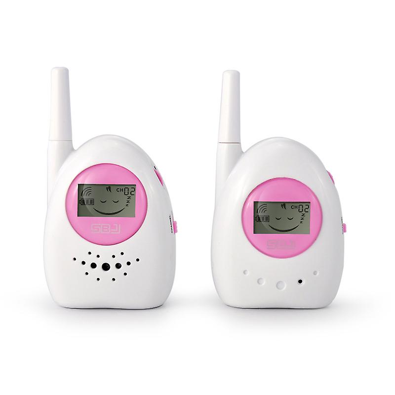 Wireless Audio Baby Monitor One-way Communication Max. 100m Transmission Range Crying Activated With Indicator Lights Battery Powered NIUNIU