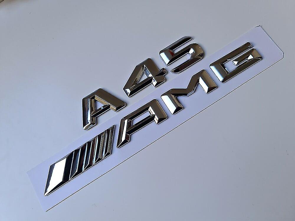A45 Amg Ασημί/χρώμιο αριθμός γραμμάτων πίσω πορτμπαγκάζ έμβλημα Α Κατηγορία Mercedes