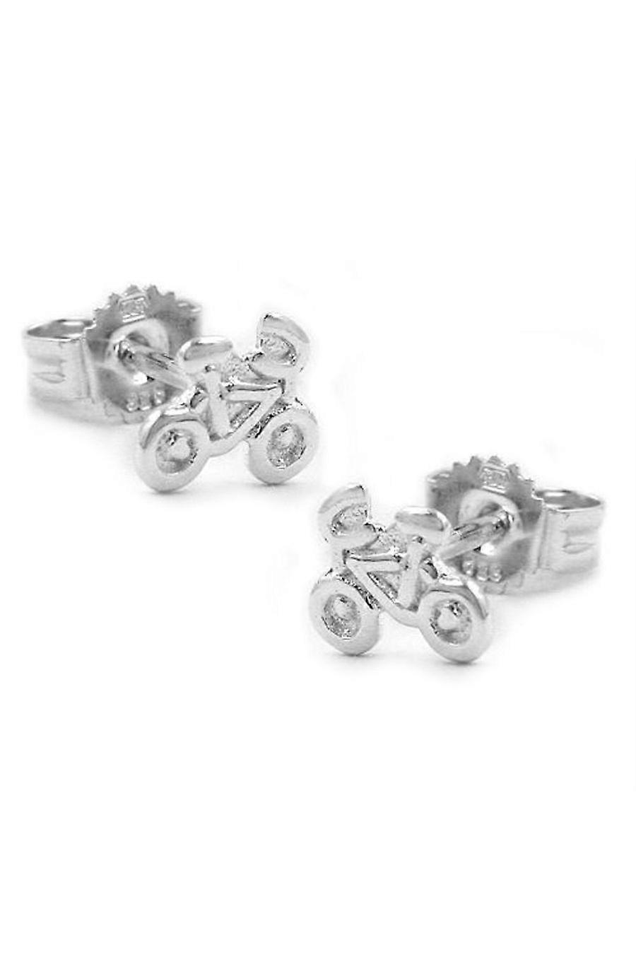 Stud Earrings Bicycle Silver 925 - Gl92179