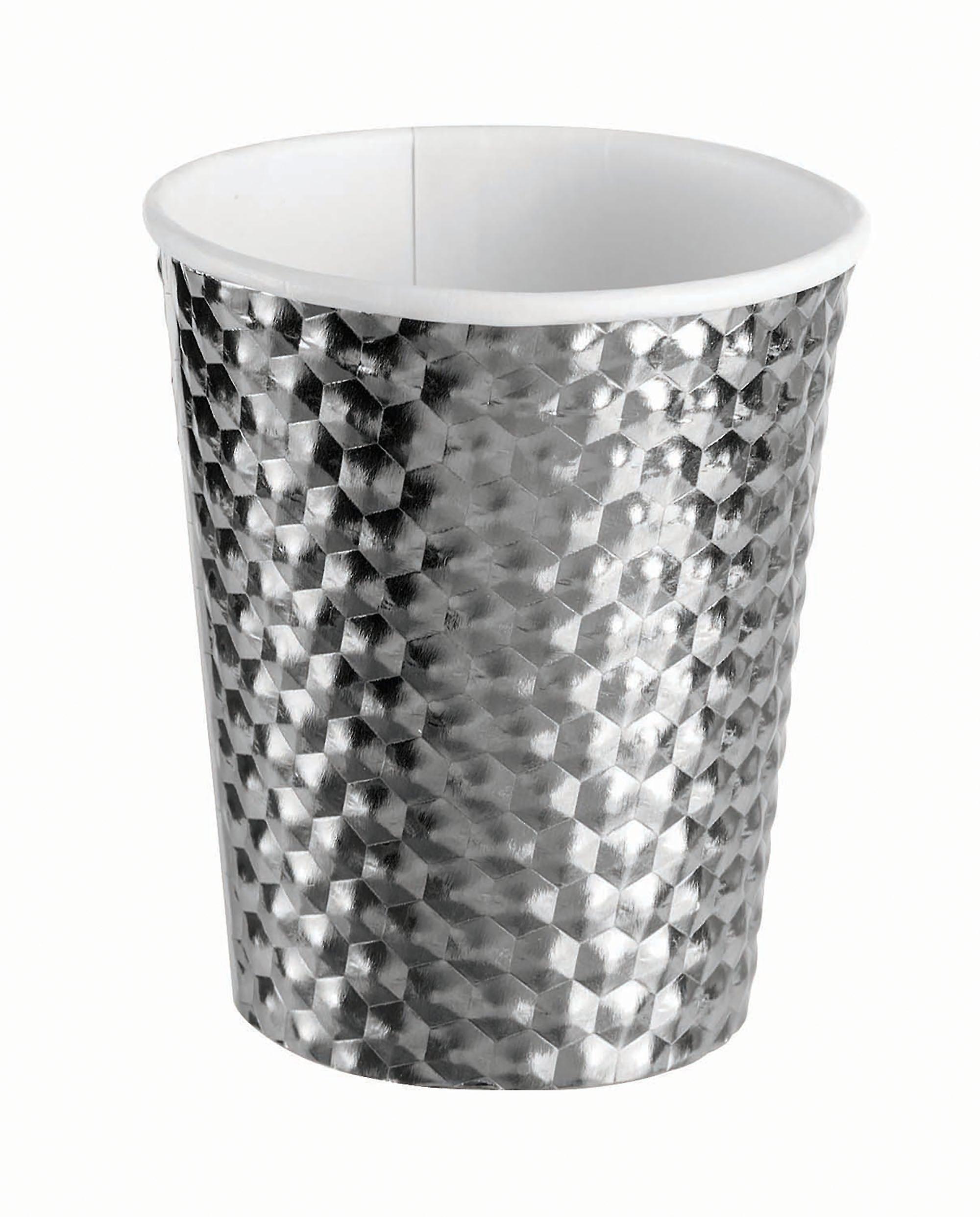 Silver Paper Cups 8 Pack X82946