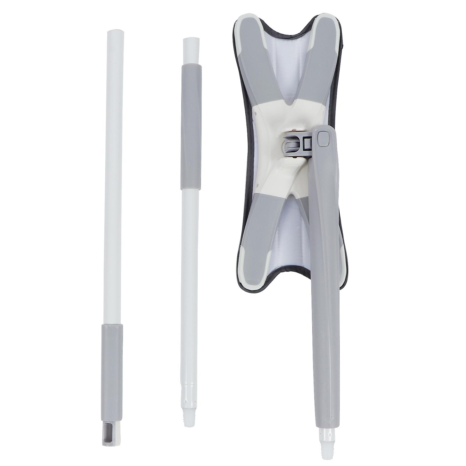 Type X Floor Mop Free Hand Washing Wet Dry Dual Use Household Cleaning Tools W/Reusable Microfiber Pads