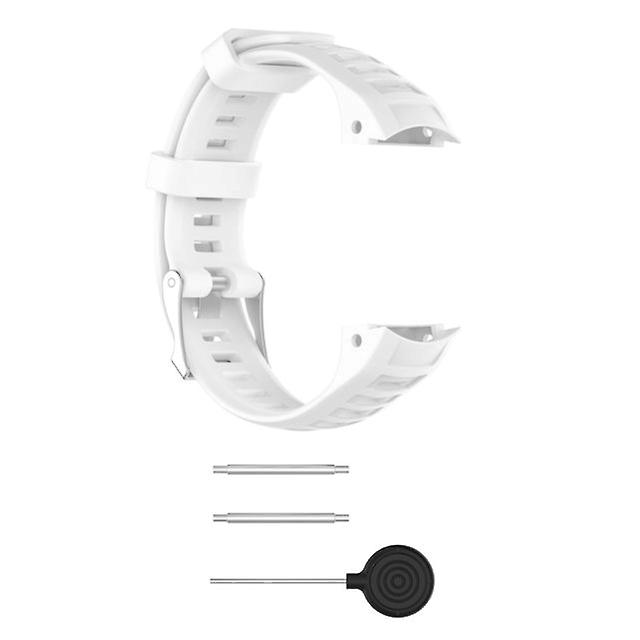 Silicone strap replacement kit for Garmin instinct - White