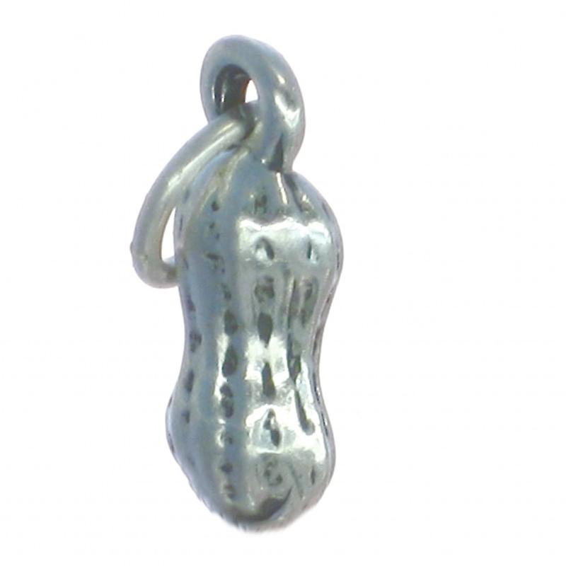 Peanut Small Sterling Silver Charm .925 X 1 Monkey Nuts Nut Charms