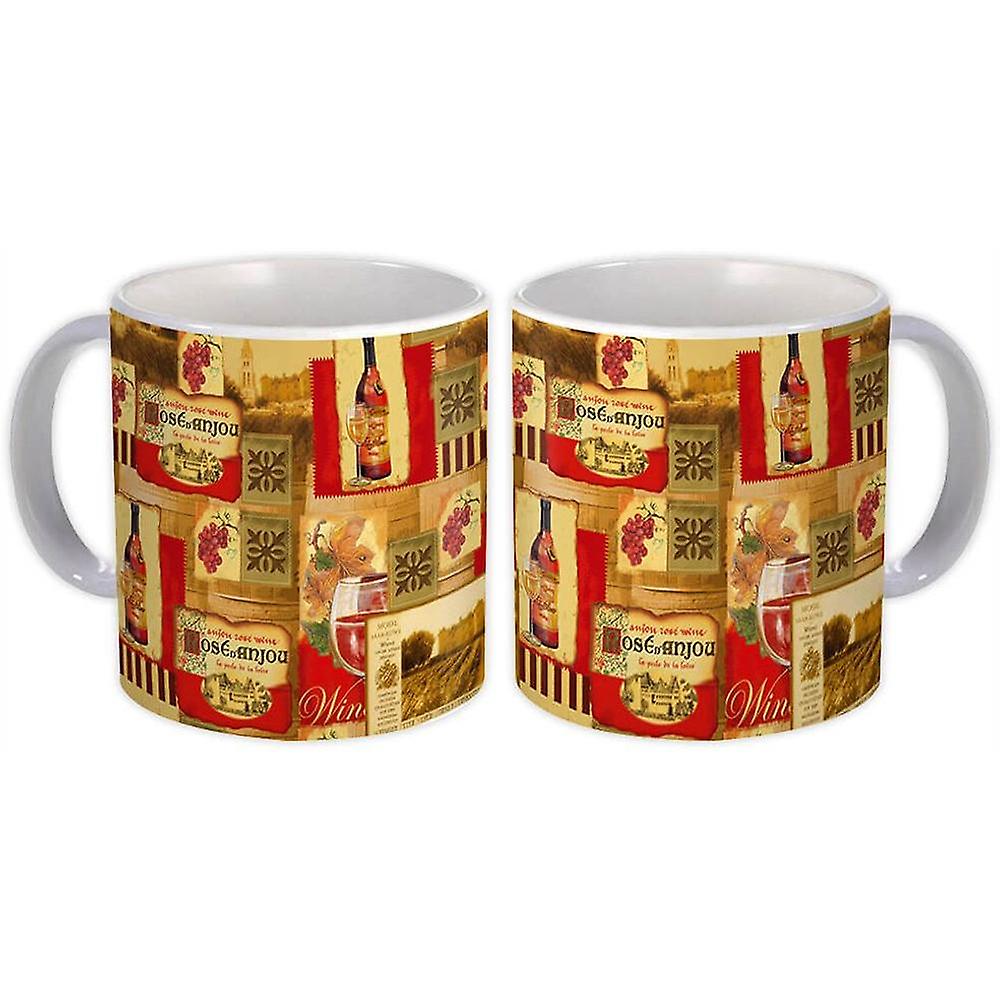 Gift Mug: Red Wine Bottle