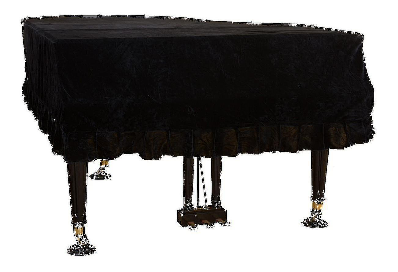 غطاء بيانو مخملي كبير - غطاء بيانو - مضاد للكهرباء الساكنة - غير لاصق - Ash-hao