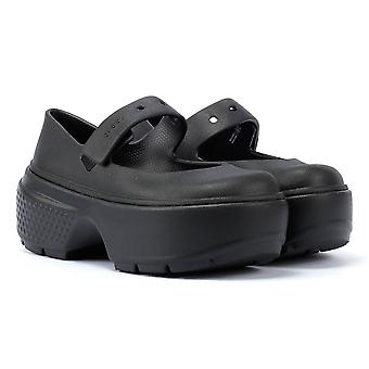crocs black shoes for ladies