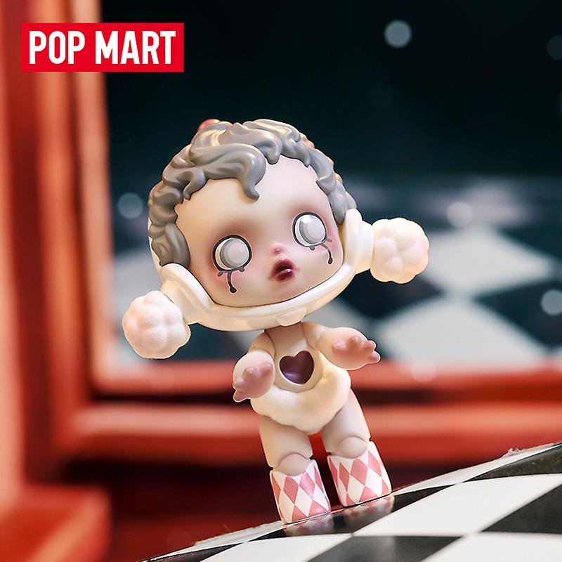 بوبمارت Skullpanda عيد الحب ومتنزه الحد مصعد Kawaii الحلي مجموعة حقيقية نموذج دمية اللعب