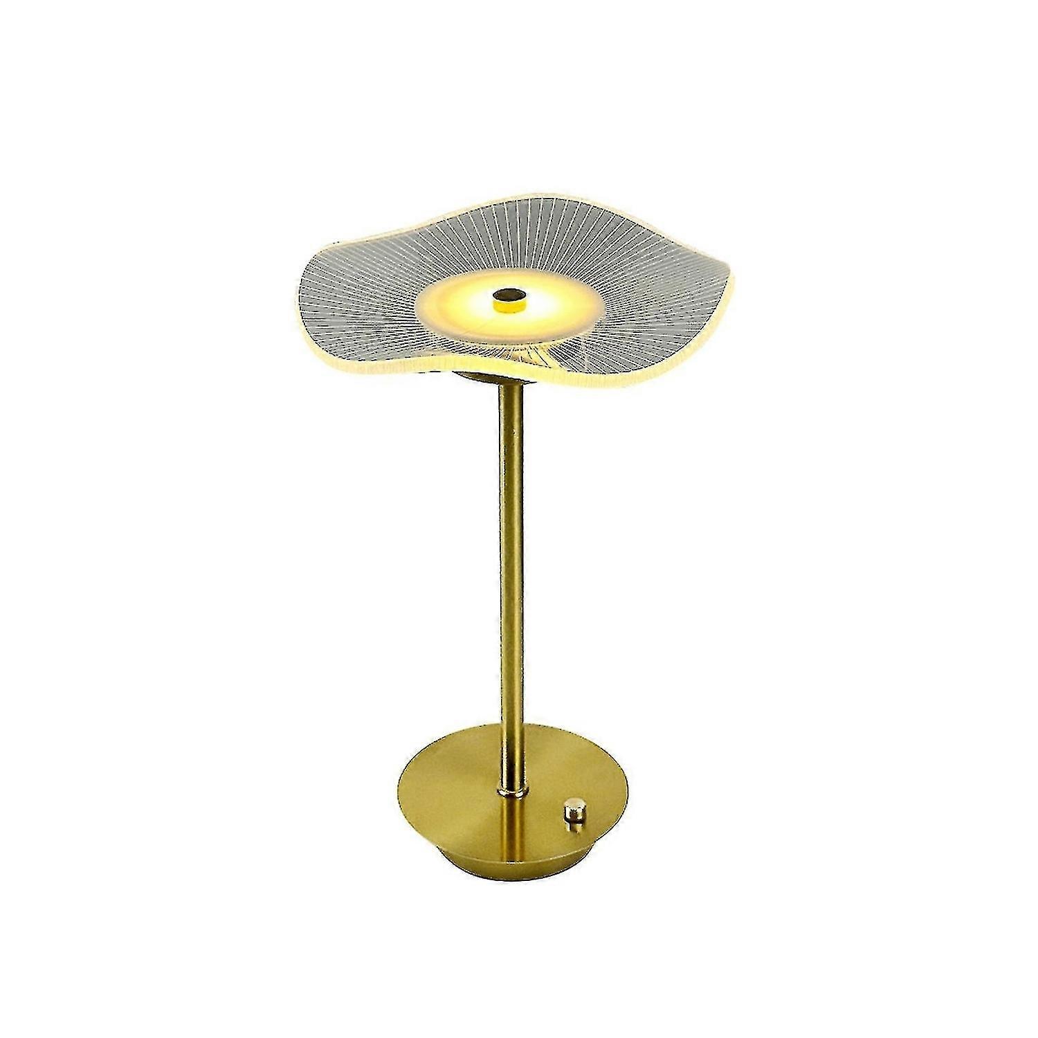 Cordless LED Table Lamp Touch Sensor Rechargeable Metal Lamp Portable Decoration