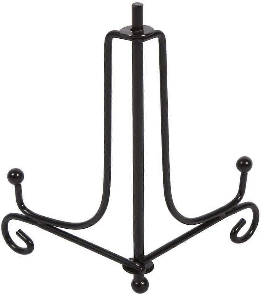 Iron Display Stand, Decorative Plate Stand Photo Frame Stand Display Racks for Photo, Picture, Plates, Art Pieces, 15cm