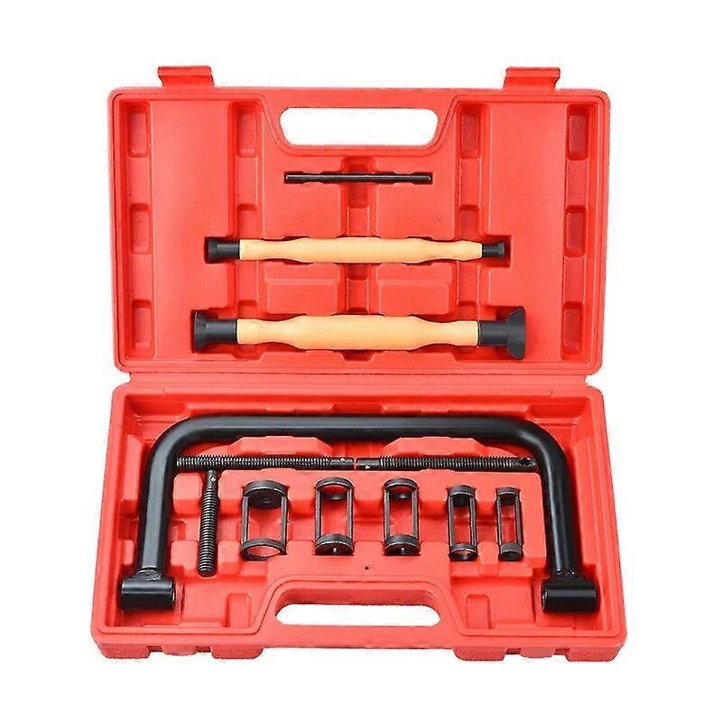 12Pcs Valve Spring Compressor with Valve Hand Lapper Grinding Tool Engine Cylinder Head Stick Tools Kit FN8U59436