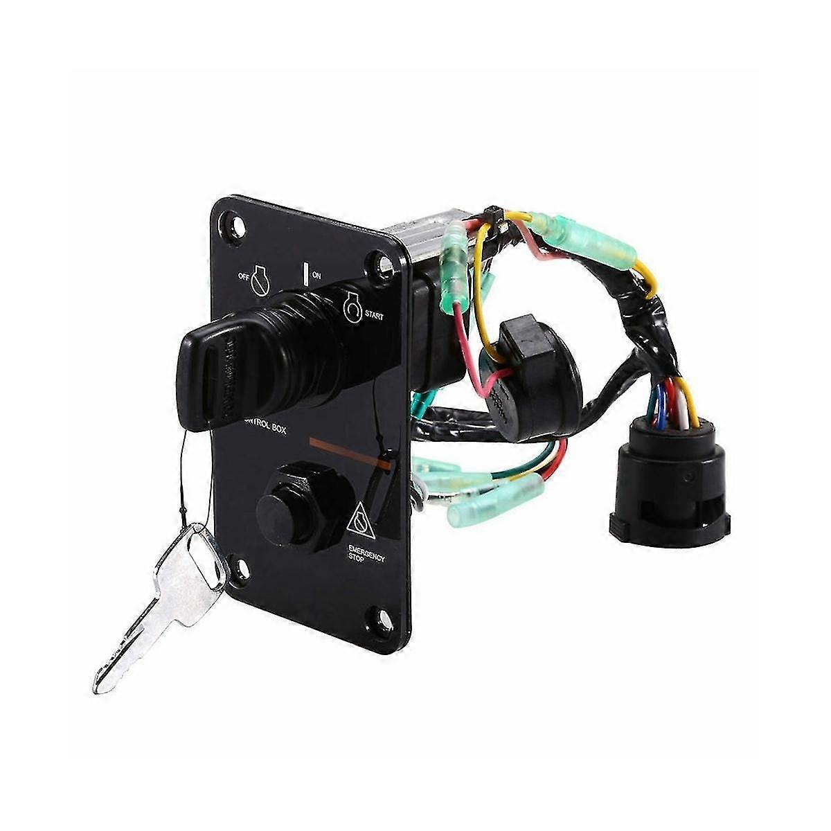 Dc12v Outboard Vertical Single Control Key Panel Switch Panel For 704-82570-12-00 704-82570-08-00 7