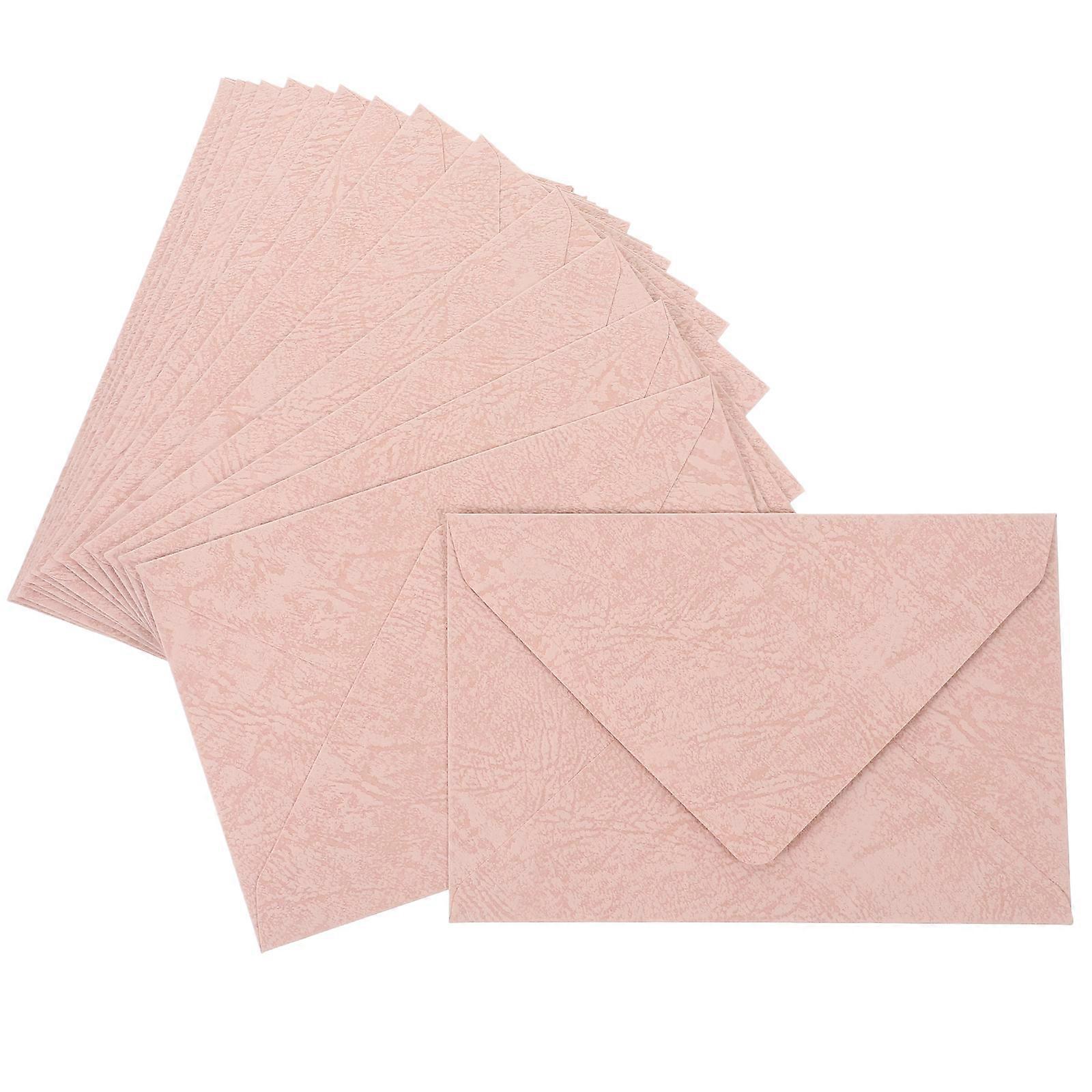16Pcs Wedding Invitations Envelopes Empty Envelopes Retro Cards Envelopes Decorative Letter Envelopes