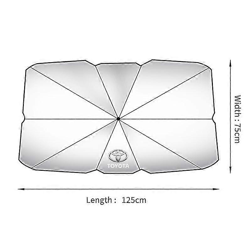 Exquisite Car Front Window Uv Shield Folding Sunshade Car Windscreen Sunshade For Toyota Corolla Yaris Aygo Gt86 Prius Rav Chr Camry